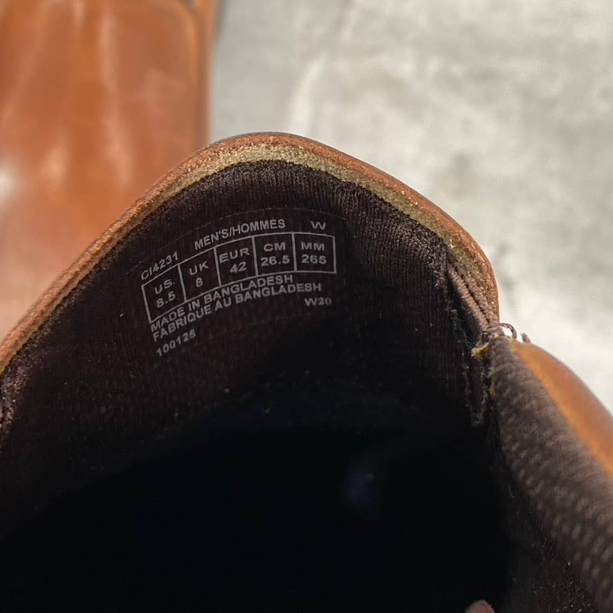 ROCKPORT Men's Wide Width Tan Total Motion Dressport Slip-On Shoes SZ 8.5W
