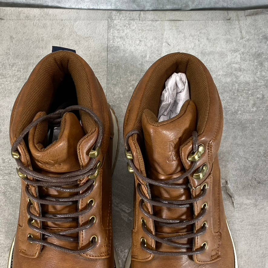 NEW YORK & COMPANY Men's Tan Gideon Lace-Up Ankle Sneaker Boot SZ 9