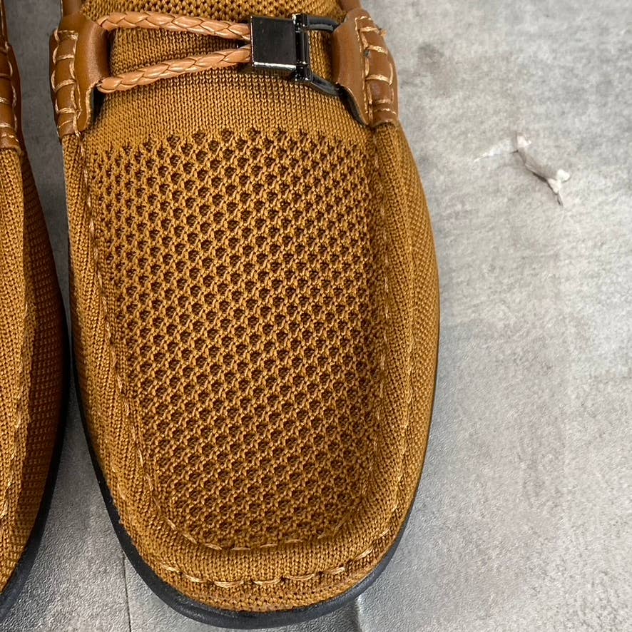 ASTON MARC Men's Tan Knit Moc-Toe Slip-On Loafers SZ 9.5