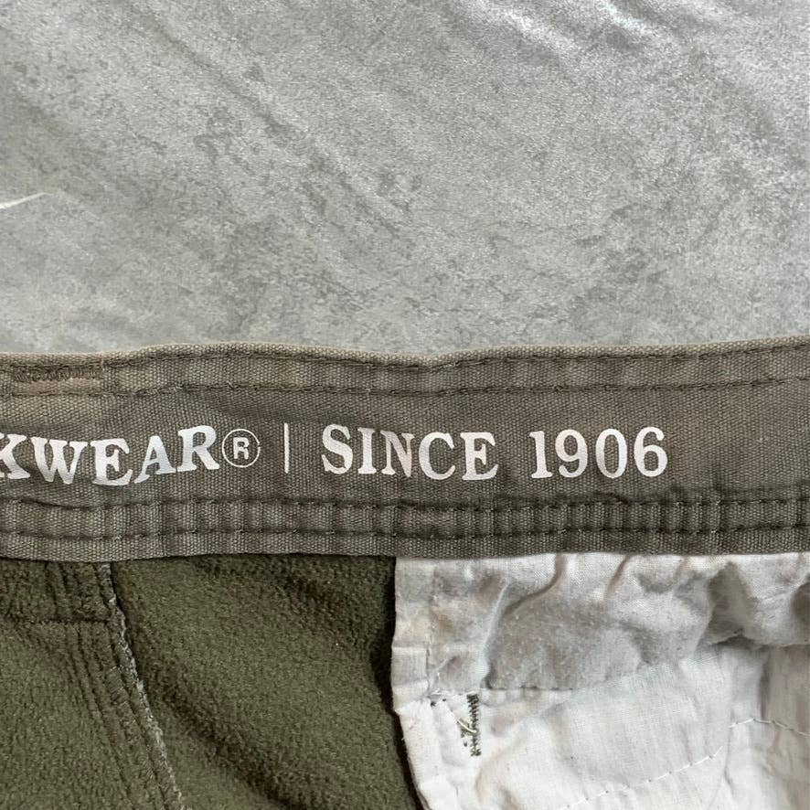 SMITHS WORKWEAR Men's Tan Fleece Lined Canvas Cargo Pants SZ 40X30