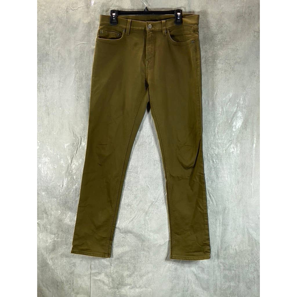 BANANA REPUBLIC Men's Whiskey Brown Slim Traveler 2.0 Pants SZ 32X32