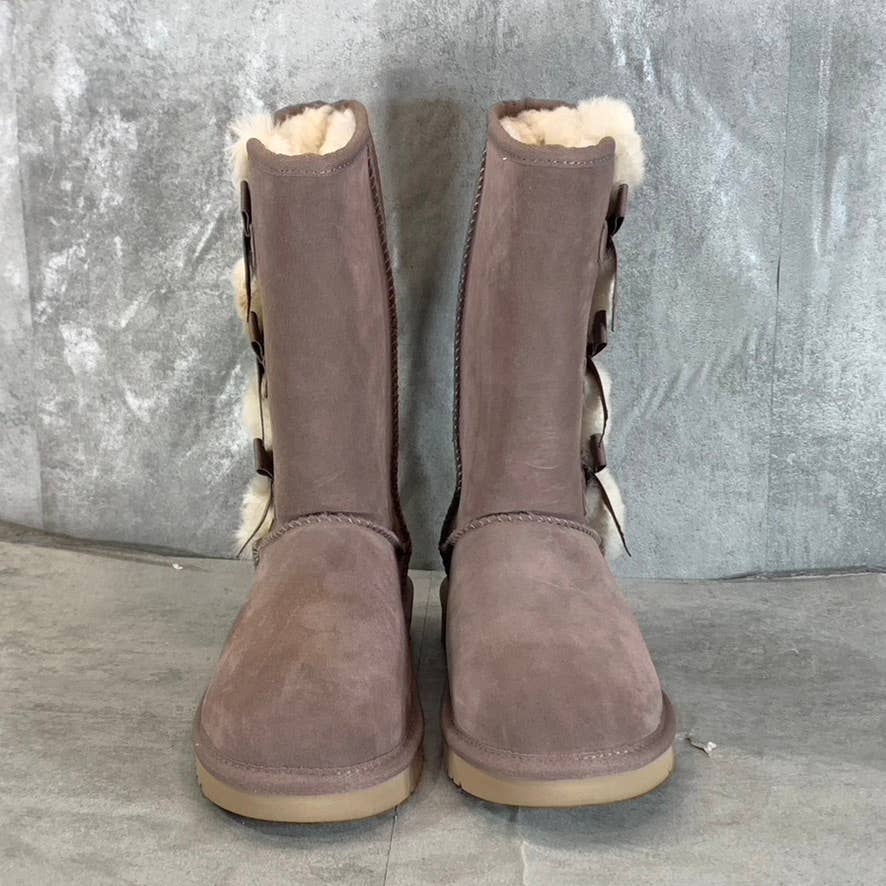 KOOLABURRA By UGG Women's Cinder Victoria Faux-Fur Tall Pull-On Boots SZ 6