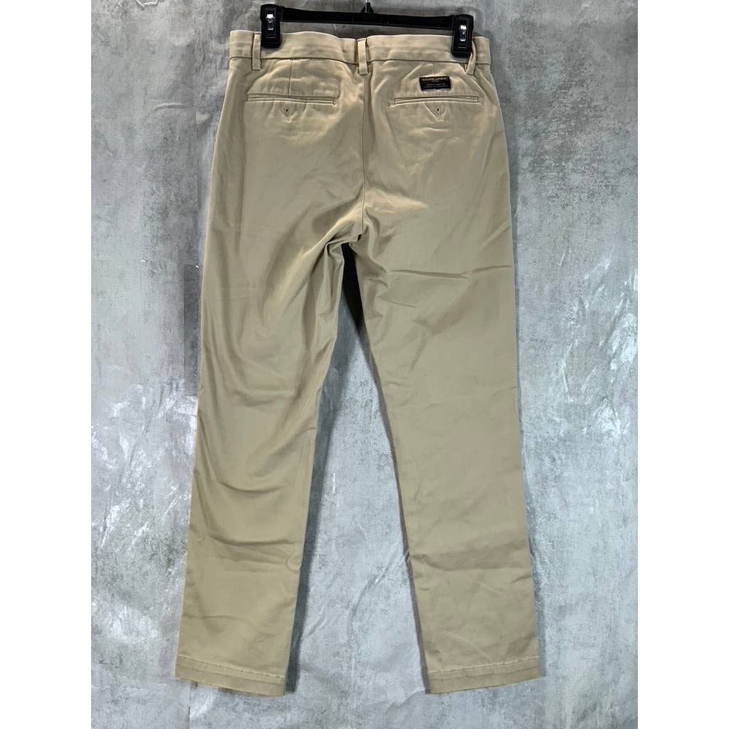 BANANA REPUBLIC Men's Khaki Straight-Fit Emerson Stretch Chino Pants SZ 28X30