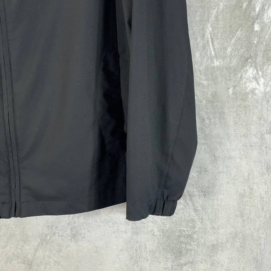 TRAVIS MATHEW Men's Black Crystal Cove 2.0 Full-Zip Jacket SZ M