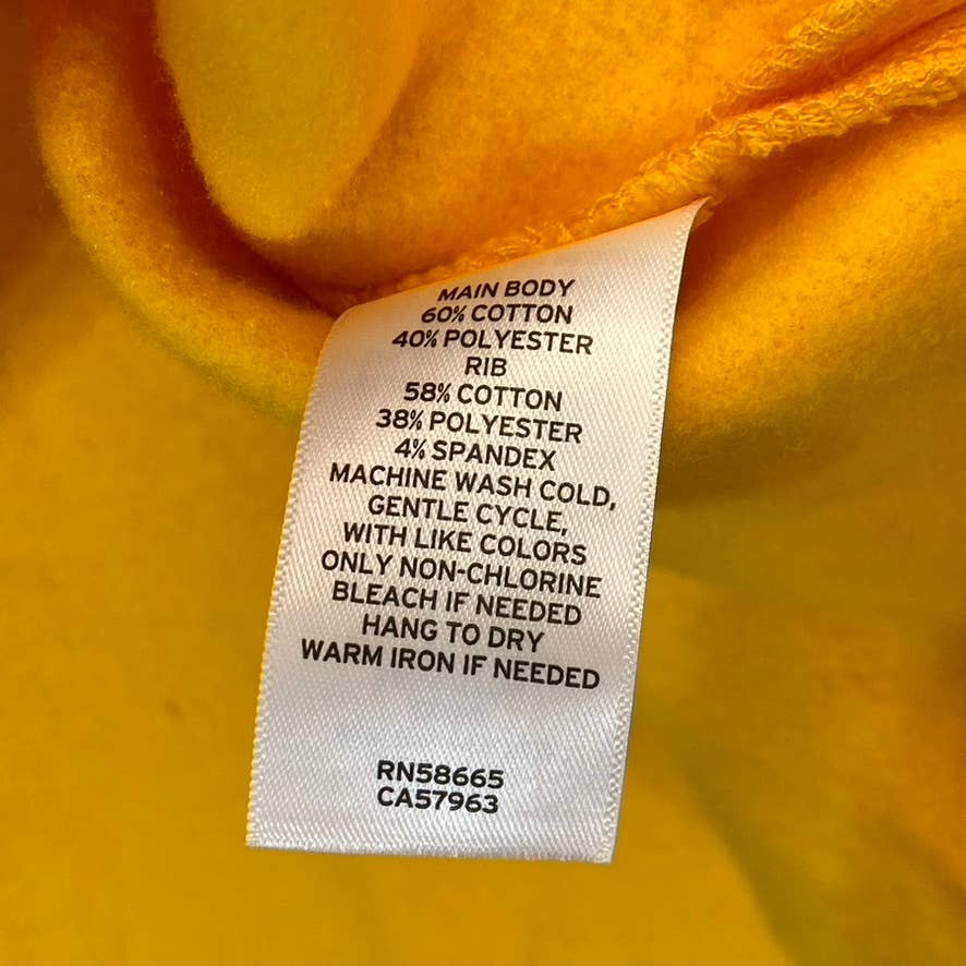 BP. Women's Orange Slice Crewneck Raw Hem Long Sleeve Crop Sweatshirt SZ XL