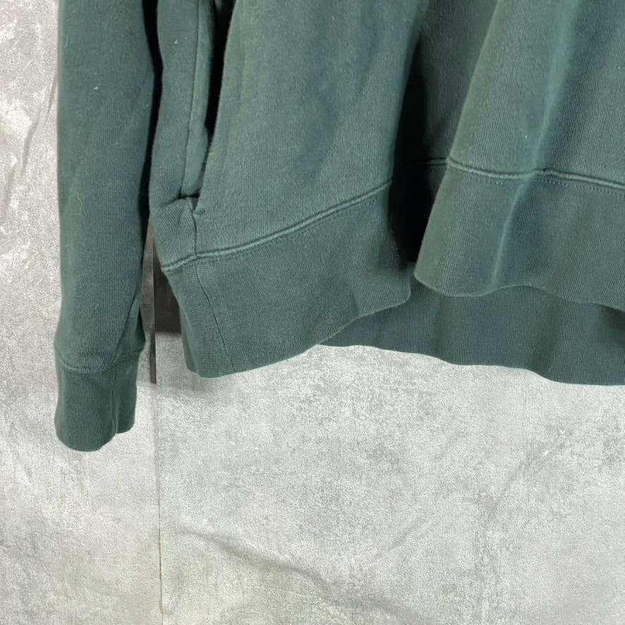 MADEWELL MWL Men's Hemlock Green Betterterry Pullover Hoodie Sweatshirt SZ L