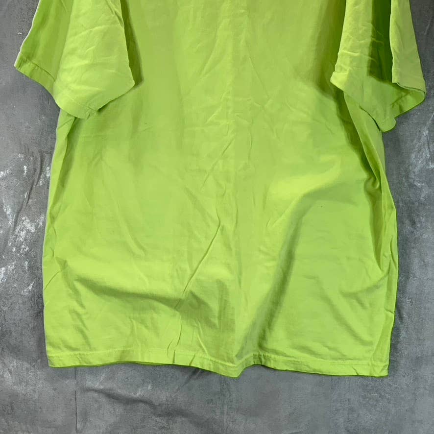 JORDAN CRAIG Men's Neon Green Crewneck Short-Sleeve T-Shirt SZ XL
