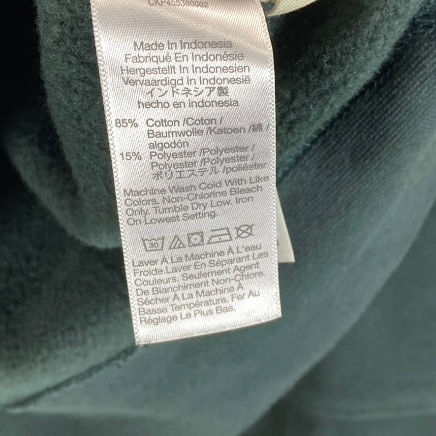 MADEWELL MWL Men's Hemlock Green Betterterry Pullover Hoodie Sweatshirt SZ L