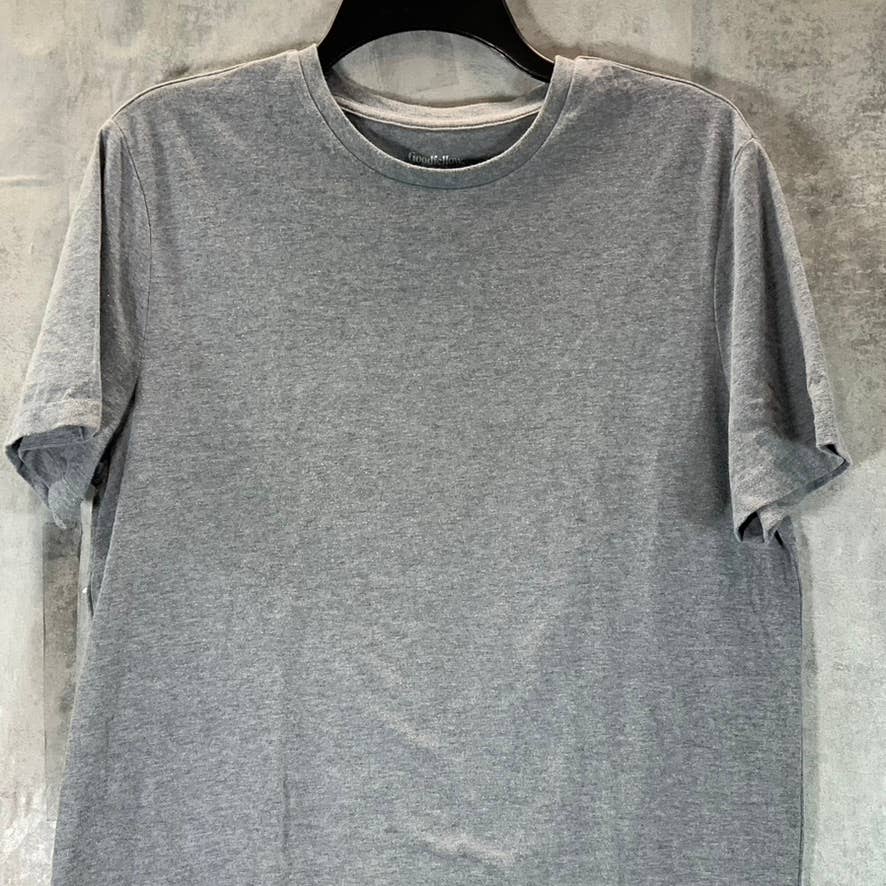 GOODFELLOW & CO Men's Heather Grey Crewneck Short-Sleeve Lyndale T-Shirt SZ M