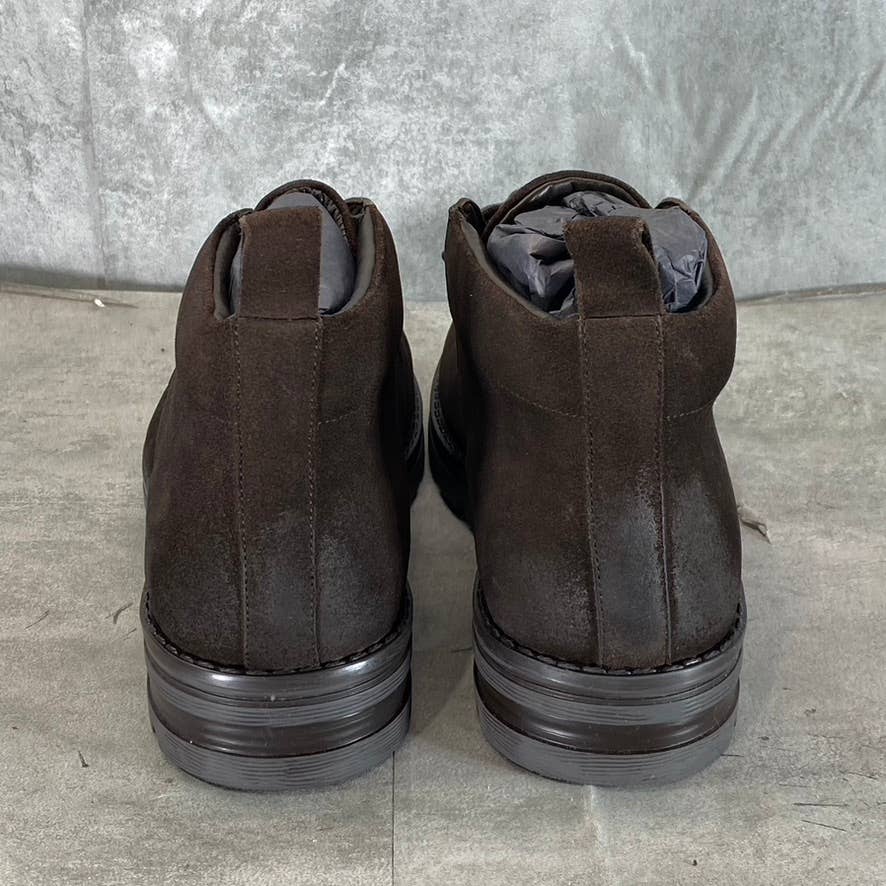 VINTAGE FOUNDRY CO. Men's Brown Leather Turner Lace-Up Chukka Boots SZ 9.5