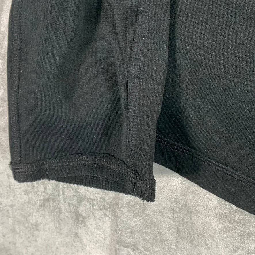 L.L BEAN Men's Black Solid Lightweight Crewneck Long-Sleeve Pullover Sweater SZM