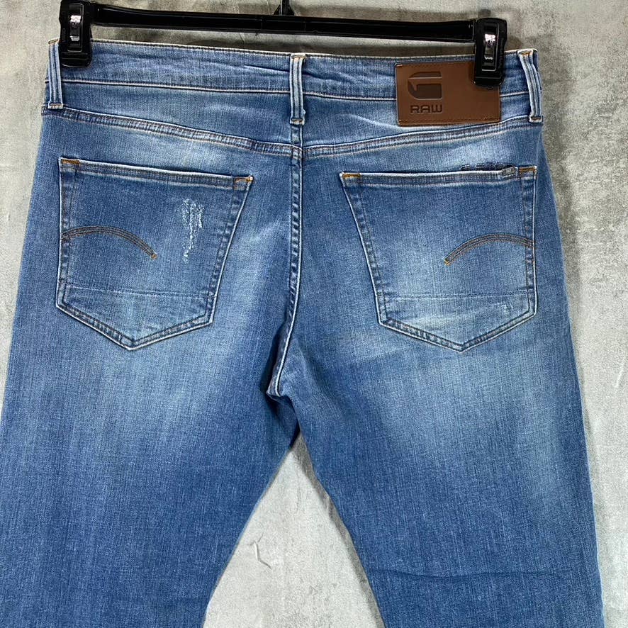 G-STAR RAW Men's Faded Niagara Restored 3301 Slim-Fit Jeans SZ 33X32