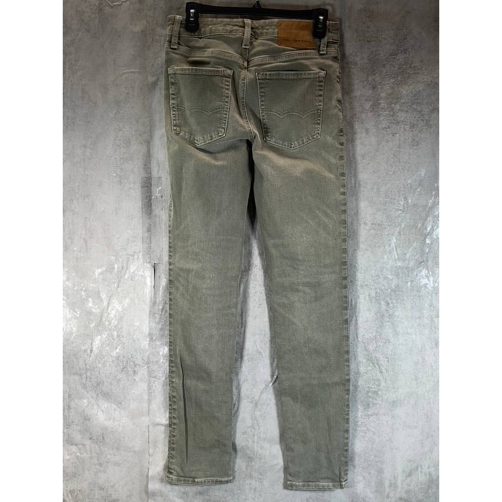 AMERICAN EAGLE Outfitters Men's Grey Skinny-Fit Jeans SZ 28x32