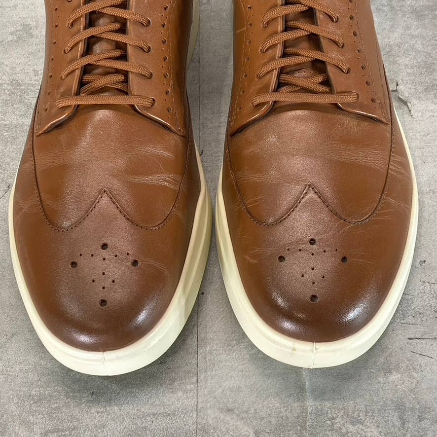 COLE HAAN ZeroGrand Men's British Tan/Ivory Wingtip Lace-Up Oxford Sneakers 13