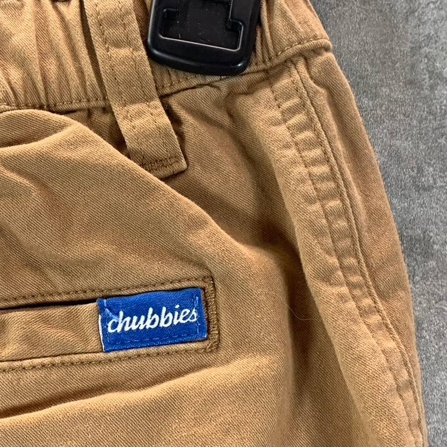 CHUBBIES Men's Dark Khaki 7" Boomshakalaka Chino Shorts SZ 30