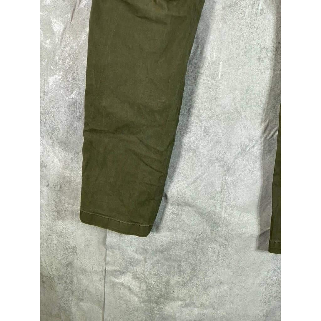 GOODFELLOW & CO Men's Paris Green Athletic-Fit Hennepin Chino Pants SZ 33X30