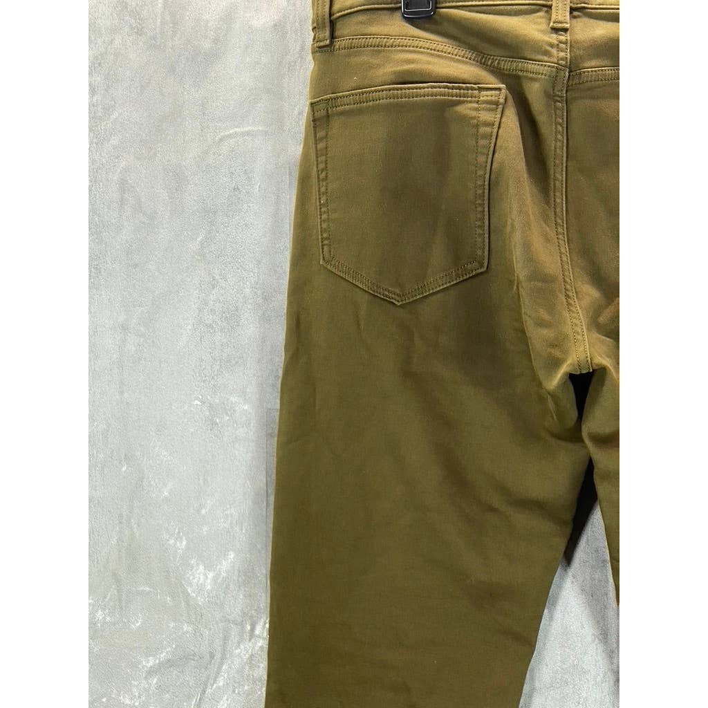 BANANA REPUBLIC Men's Whiskey Brown Slim Traveler 2.0 Pants SZ 32X32