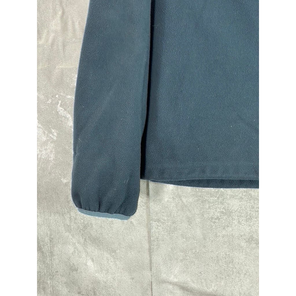 L.L. BEAN Men's Navy Fleece Polortec Zip-Up Sweater SZ M