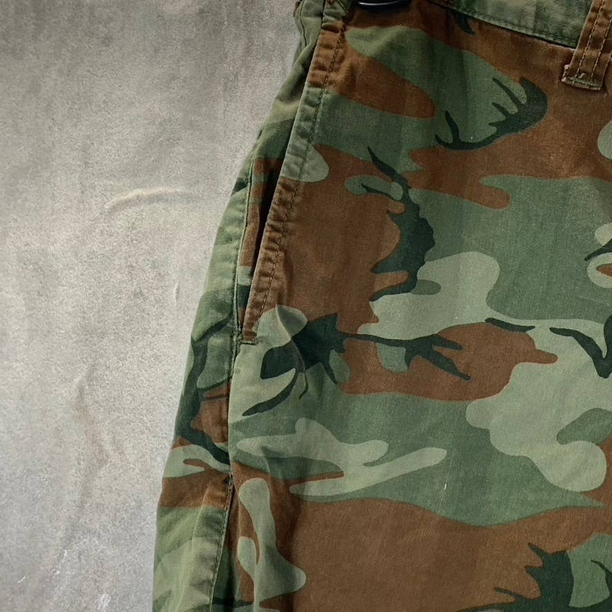 J.CREW Men's Green Camo 9" Low-Rise Stretch Shorts SZ 32