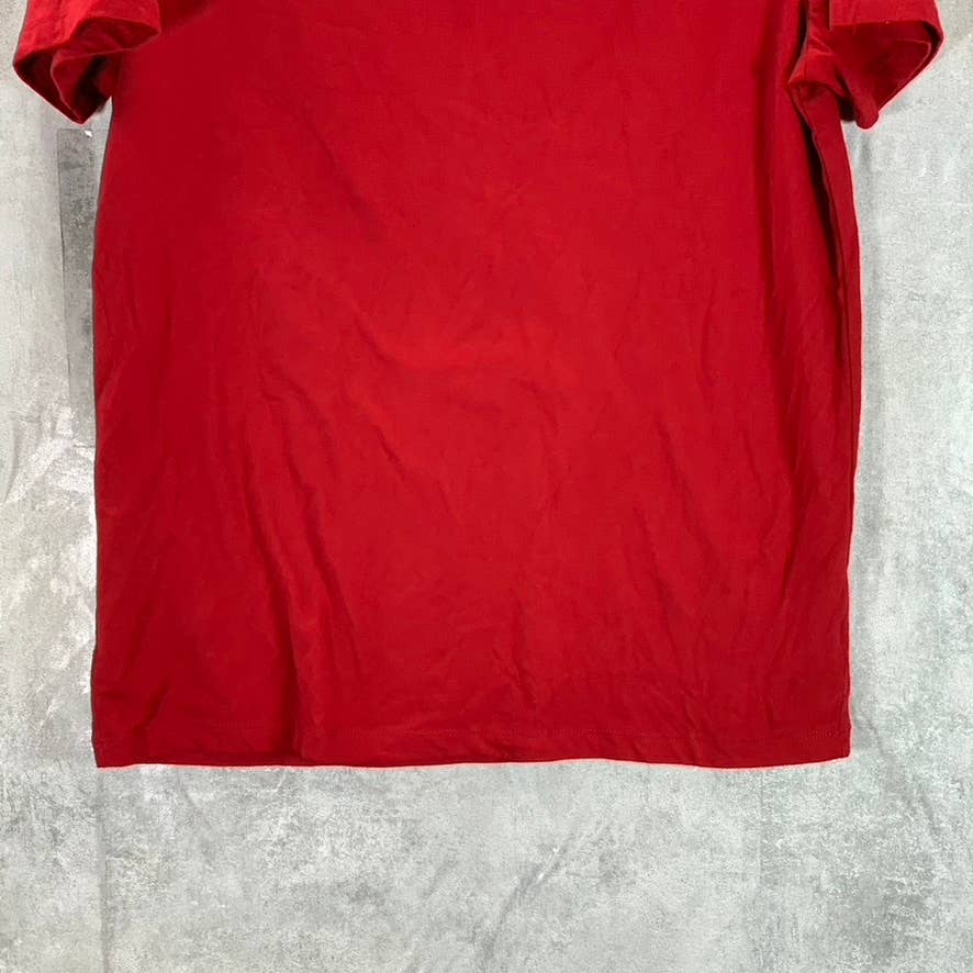 GOODFELLOW & CO Men's Red V-Neck Lyndale Short-Sleeve T-Shirt SZ M