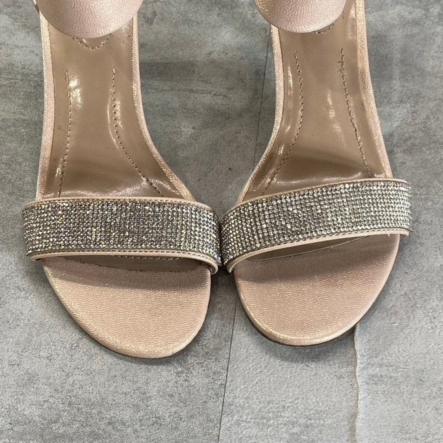 STYLE & CO Women's Blush-Silver Embellished Phillyis Two-Piece Evening Sandals