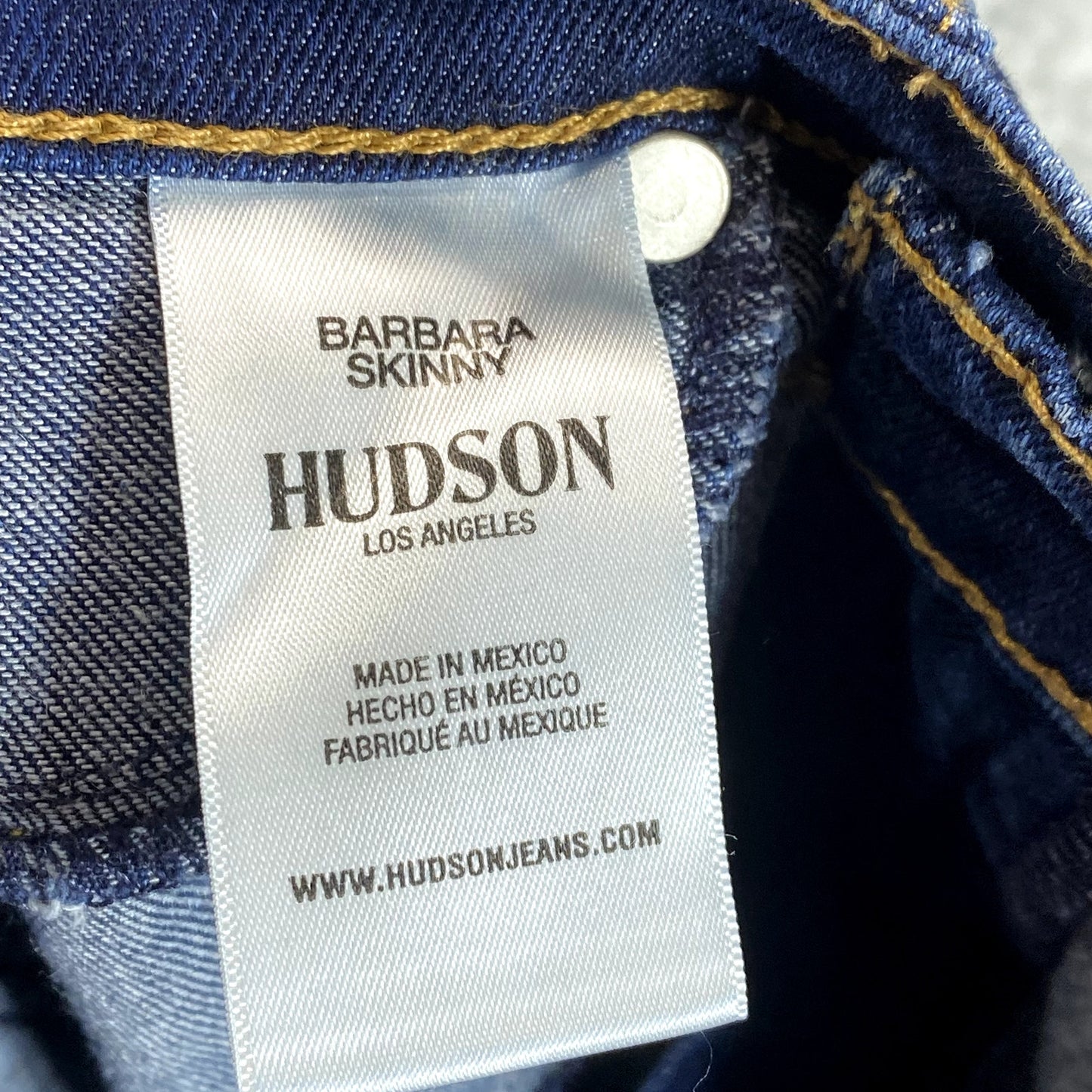 HUDSON Women's Flynn Barbara High-Rise Super Skinny Ankle Jeans SZ 26