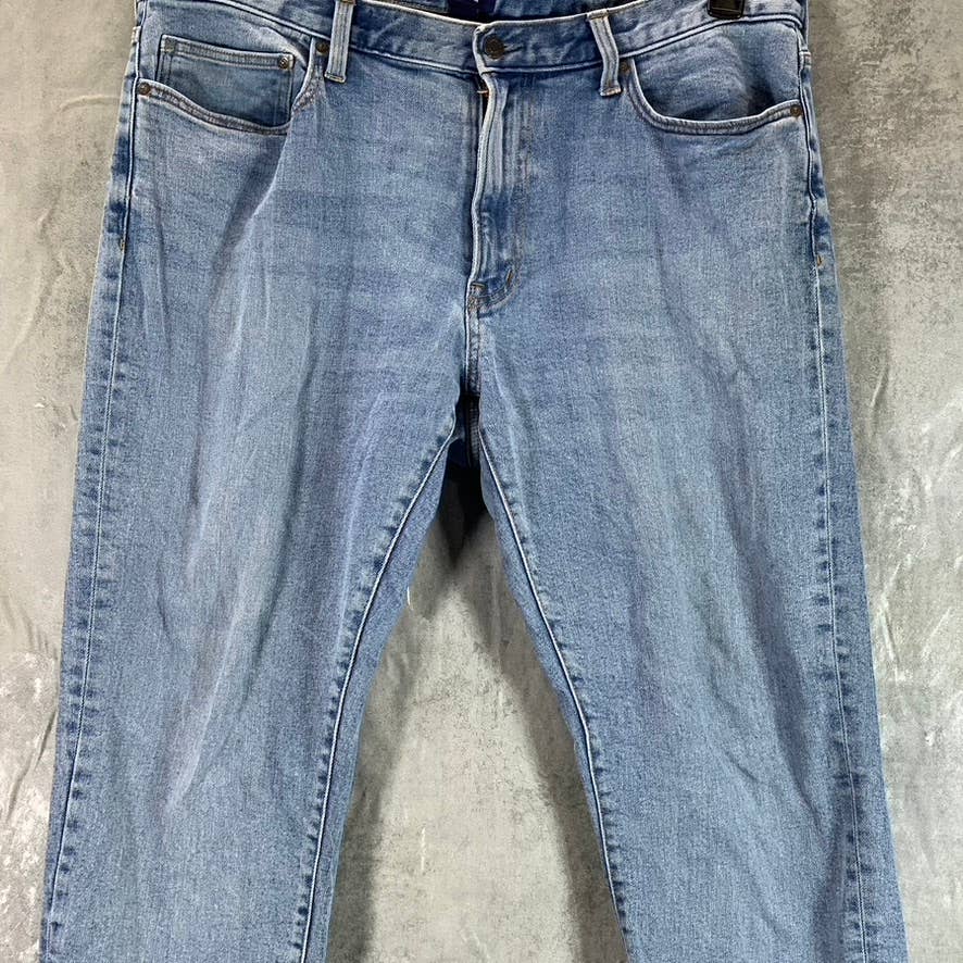 LANDS' END Men's Stone Wash Square Rigger Straight-Fit Jeans SZ 38