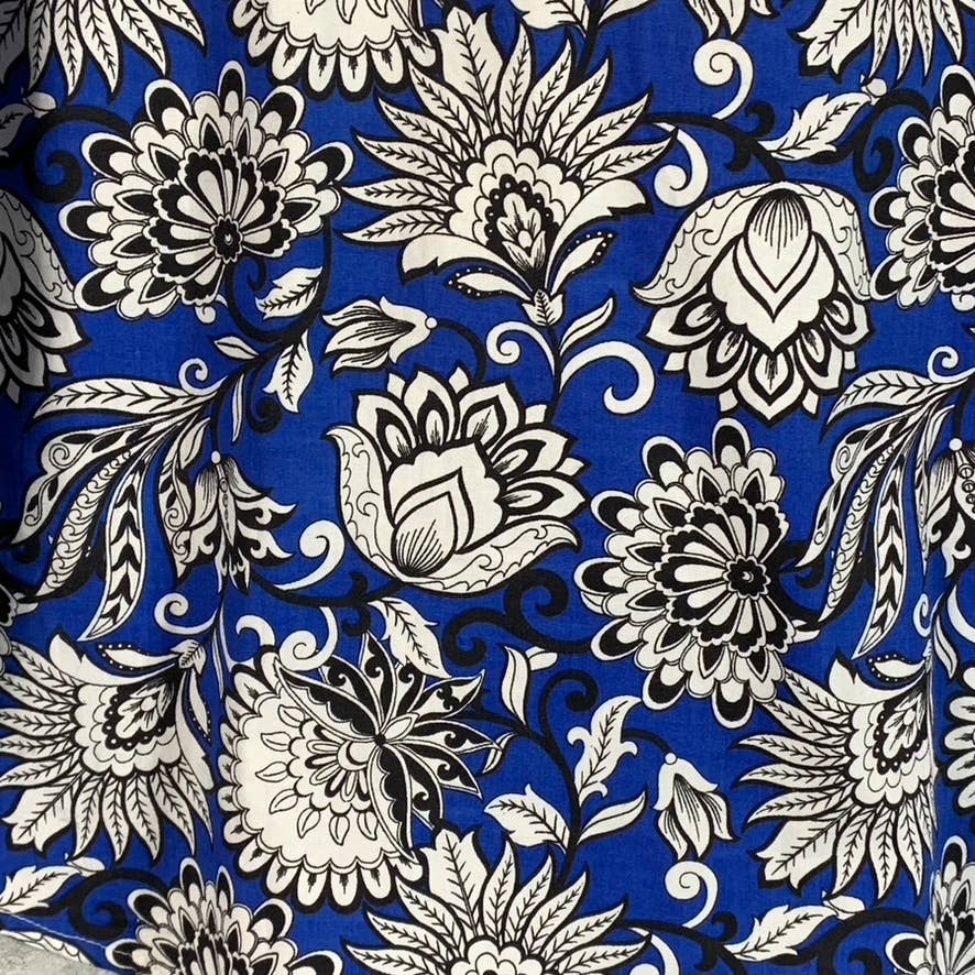 ROBERT GRAHAM Men's Blue Crossett Hawaiian Classic-Fit Button-Up Shirt SZ XL