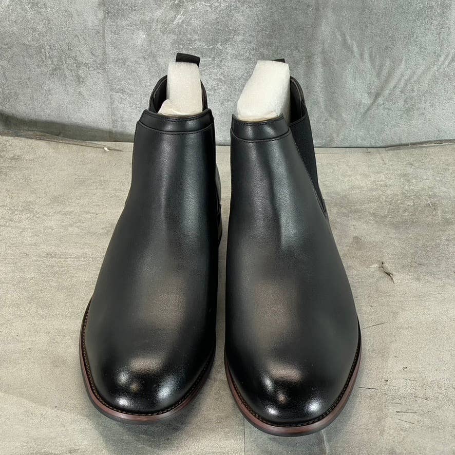 VANCE CO. Men's Wide Width Black Landon Pull-On Dress Boots SZ 12W