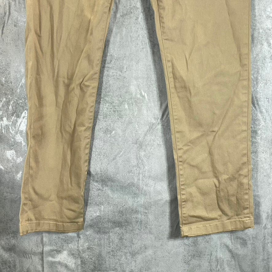 GALXY By HARVIC Men's Tan Straight-Leg Chino Pants SZ 32X32
