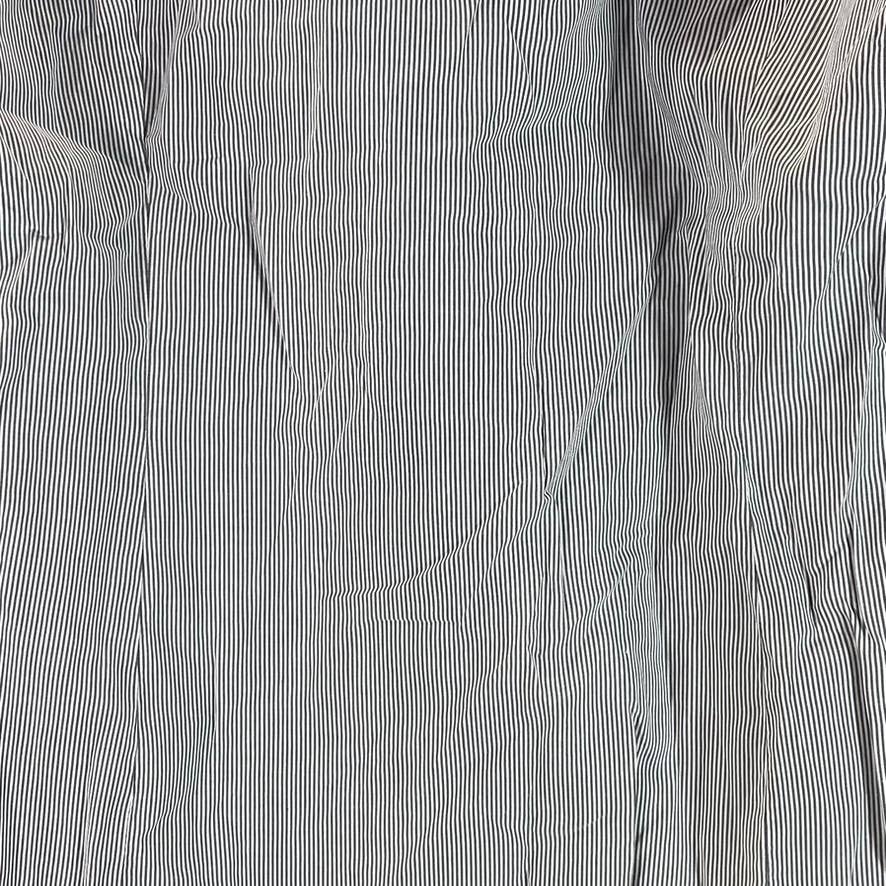 ETON Men's Grey Striped Slim Button-Up Long-Sleeve Poplin Shirt SZ S(38/15)