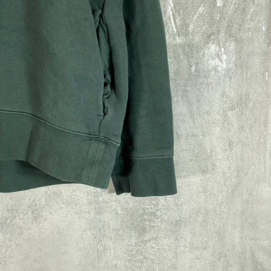 MADEWELL MWL Men's Hemlock Green Betterterry Pullover Hoodie Sweatshirt SZ L