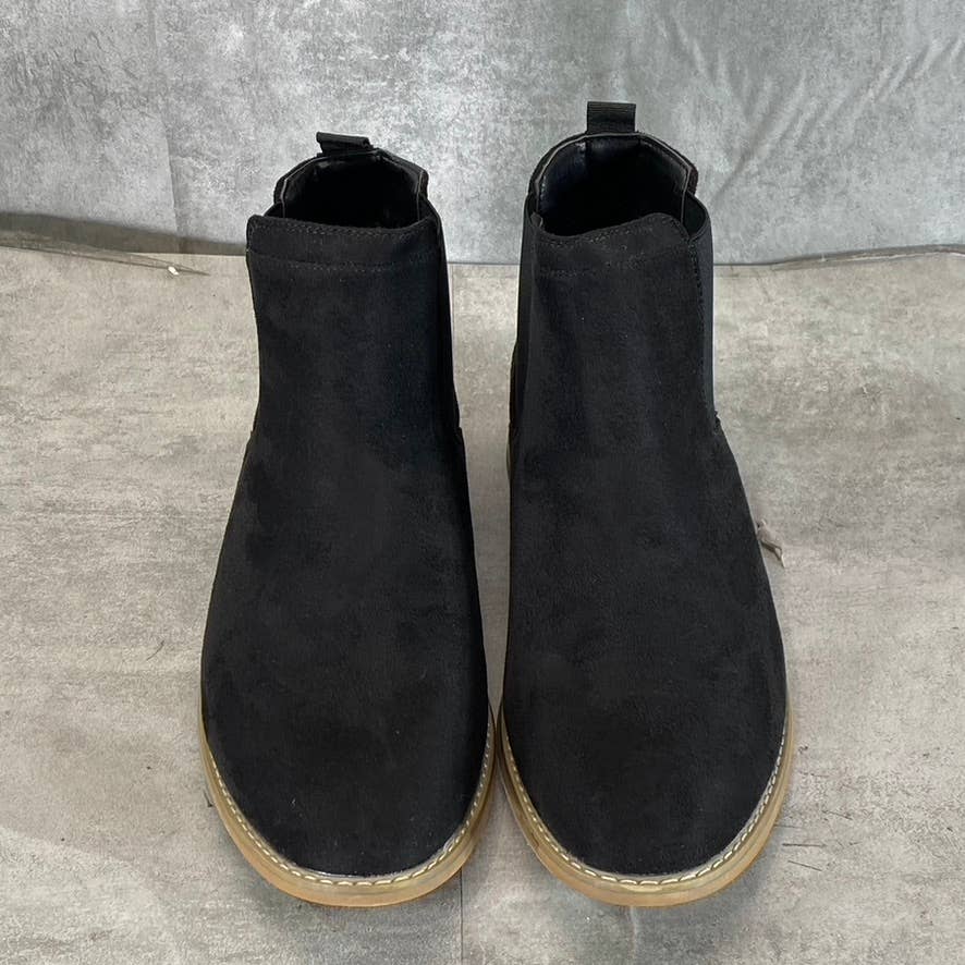VANCE CO. Men's Wide Width Black Marshall Pull-On Chelsea Boots SZ 10.5W