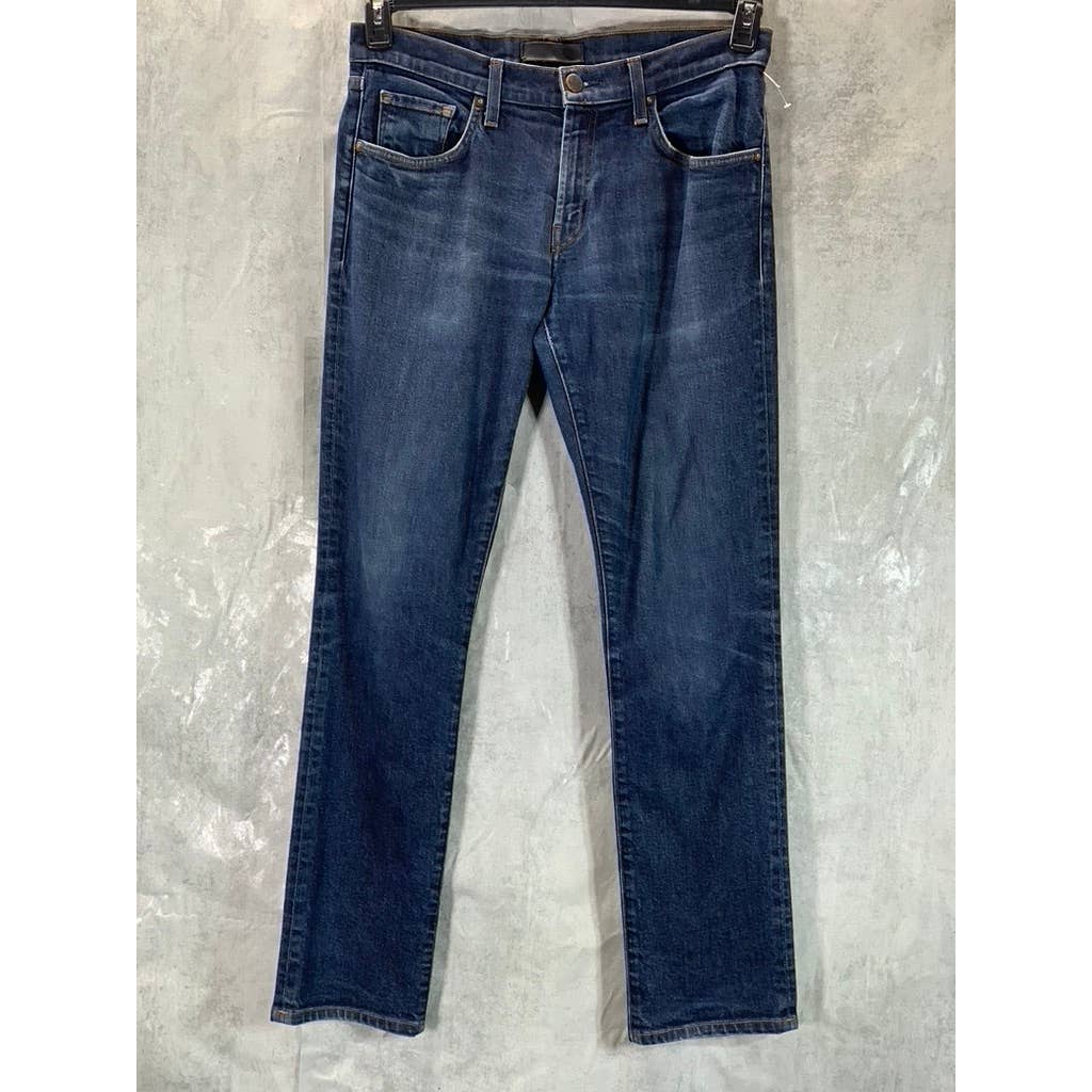J BRAND Men's Blue Denim Slim Straight-Leg Jeans SZ 31