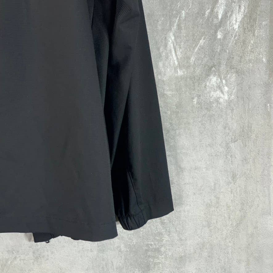 TRAVIS MATHEW Men's Black Crystal Cove 2.0 Full-Zip Jacket SZ M