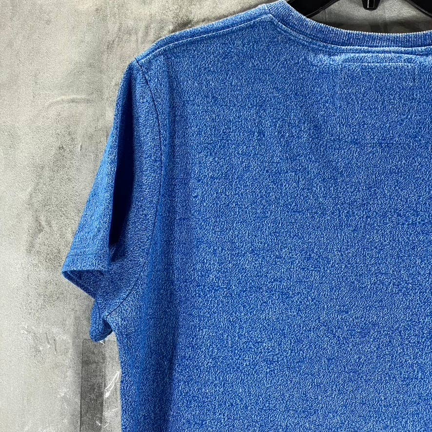SUPERDRY Vintage Men's Blue Japan Logo Duo Short-Sleeve Crewneck T-Shirt SZ XL