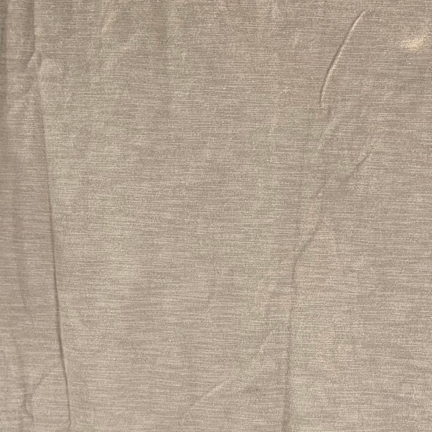 KATIN USA Men's Tan Folk 2-Button Henley Short-Sleeve Shirt SZ M