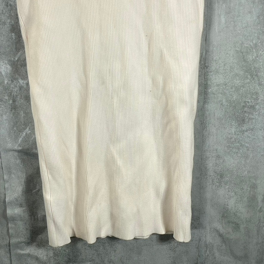 GUESS Women's Ocean Salt Lana Button-Front Bodycon Midi Dress SZ M