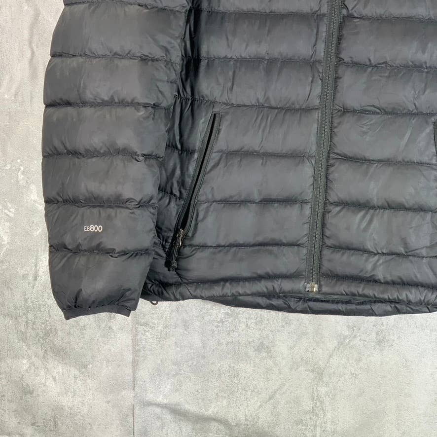 EDDIE BAUER Men's Black First Ascent Downlight Full-Zip Puffer Jacket SZ S