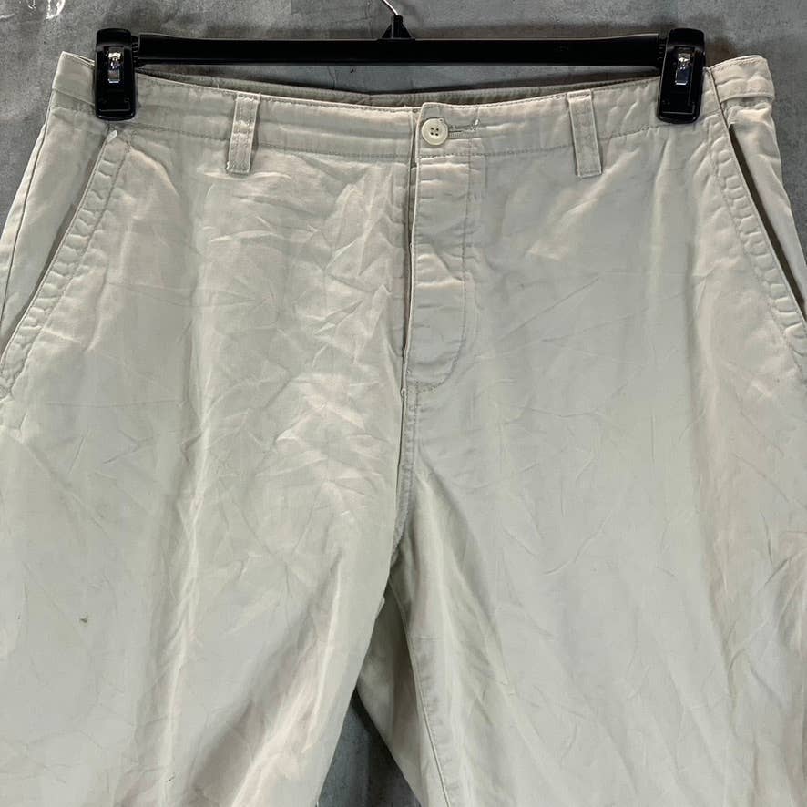 XIOS NEW YORK Men's Tan Cotton Chino Shorts SZ 36