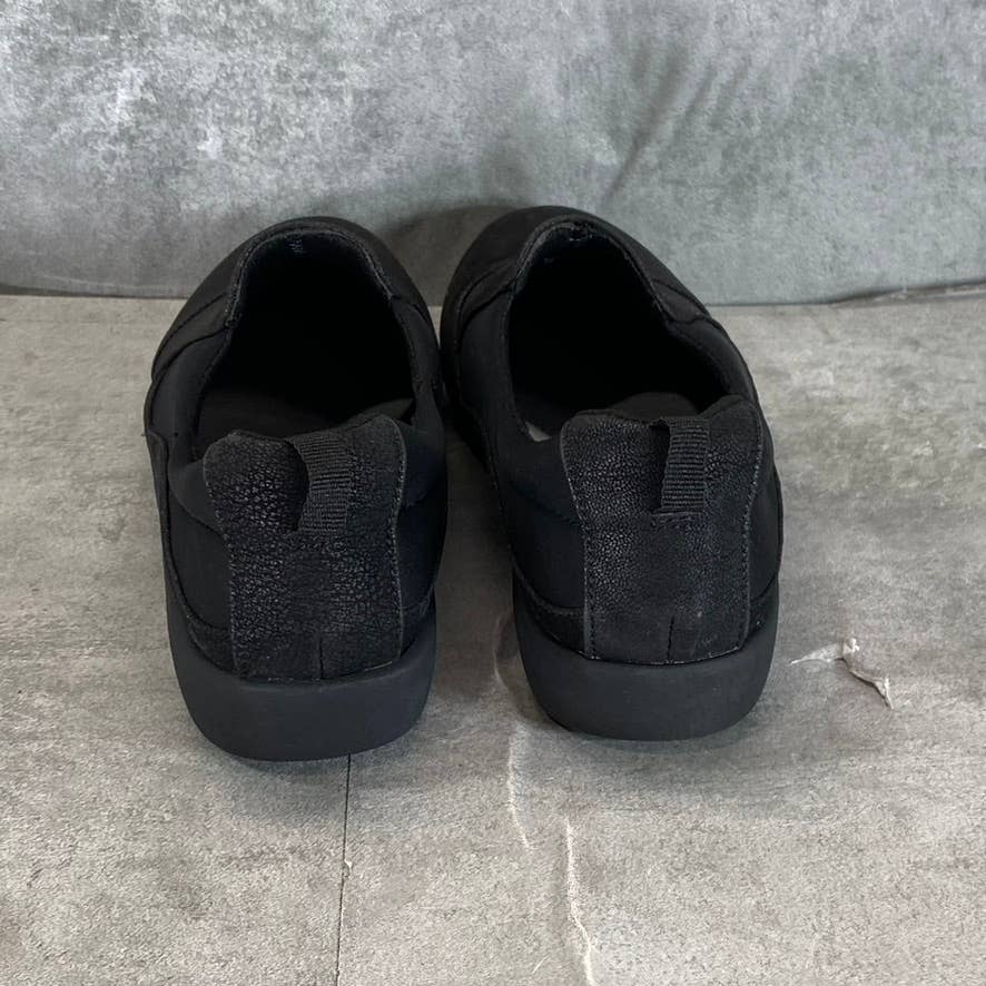 CLARKS Cloudsteppers Women's Wide Black Sillian Paz Slip-On Comfort Shoes SZ6.5W
