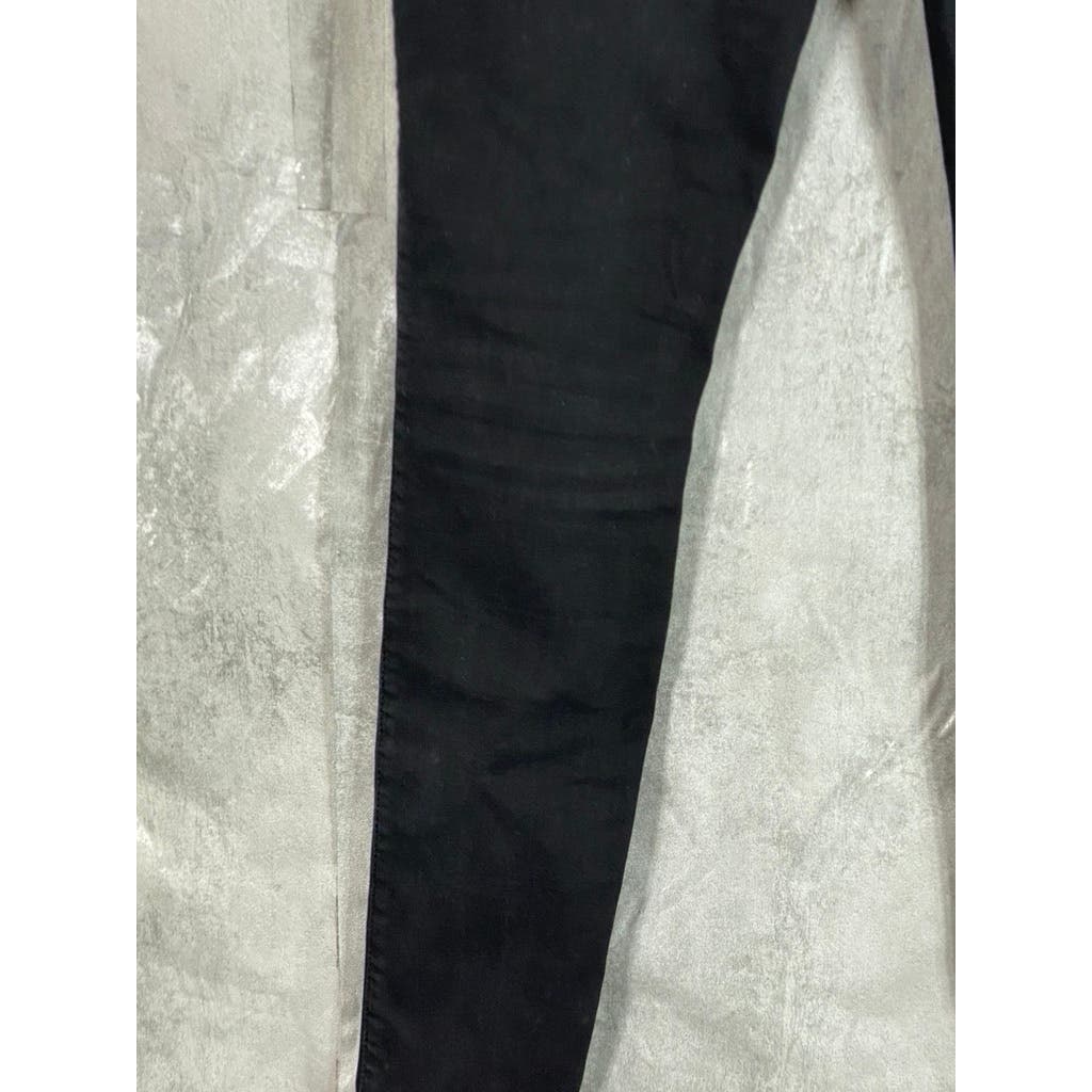 7 FOR ALL MANKIND Women's Black Solid The High-Rise Skinny Jeans SZ 28