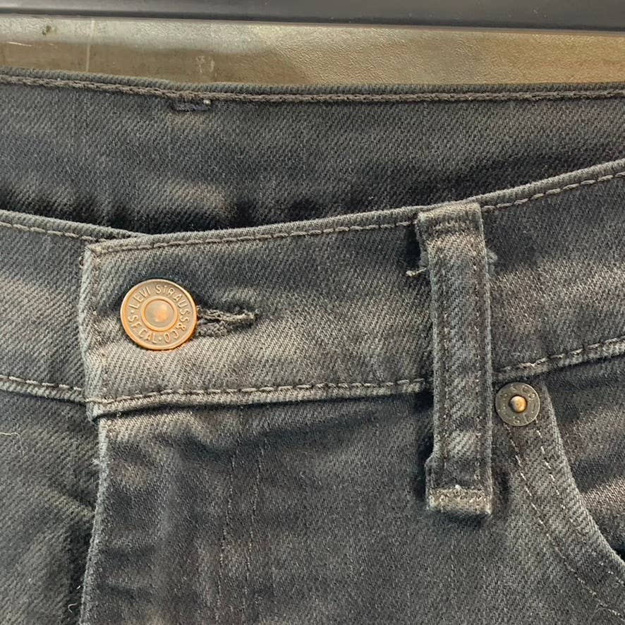 LEVI'S Men's Black 511 Flex Slim-Fit Stretch Jeans SZ 30X30