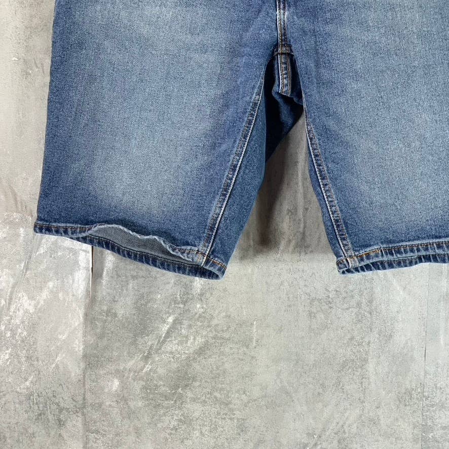 LEVI'S Men's Medium Wash 541 Athletic Taper 11" Denim Shorts SZ 36