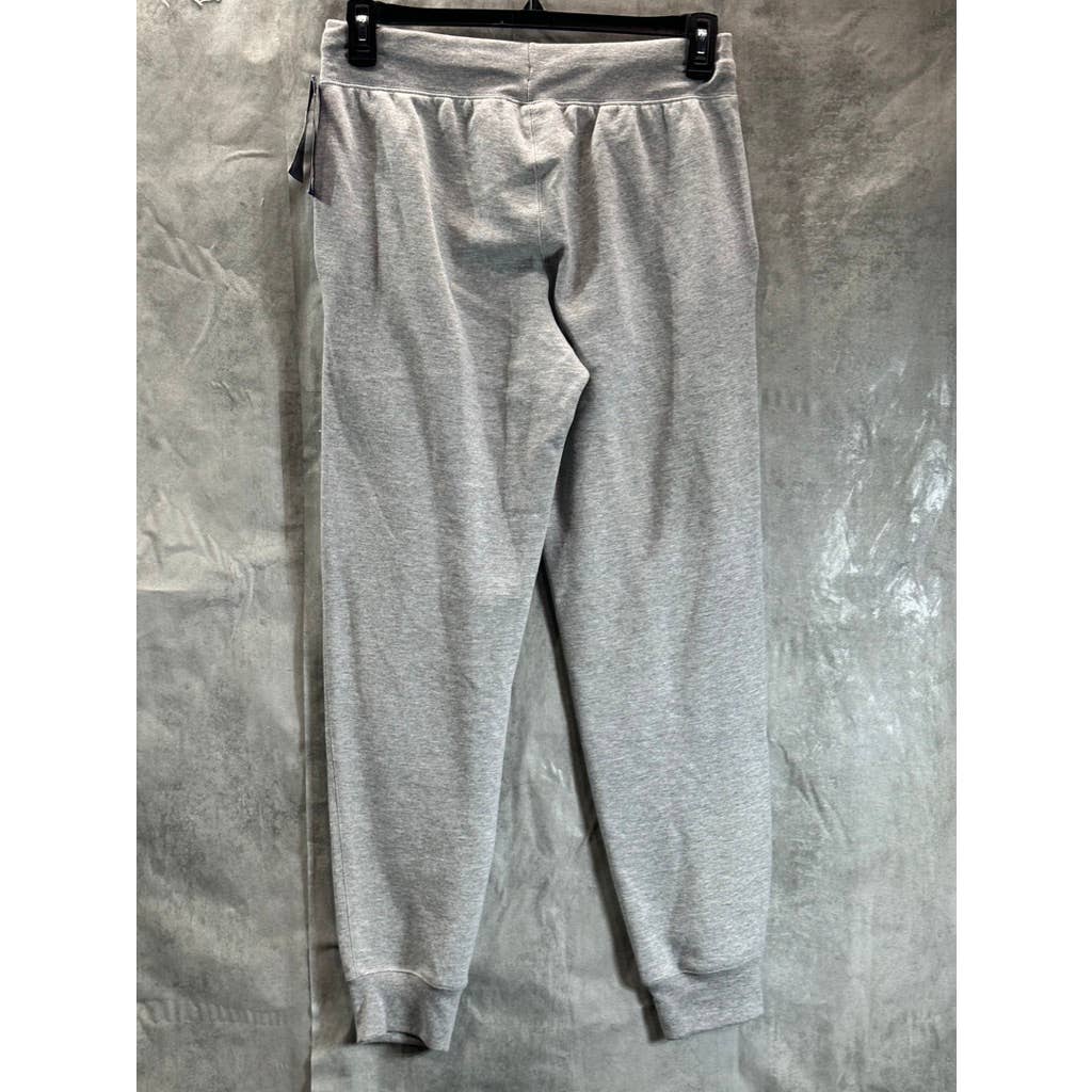 CHAMPION Women's Oxford Grey Powerblend Fleece Drawstring Waist Joggers SZ M