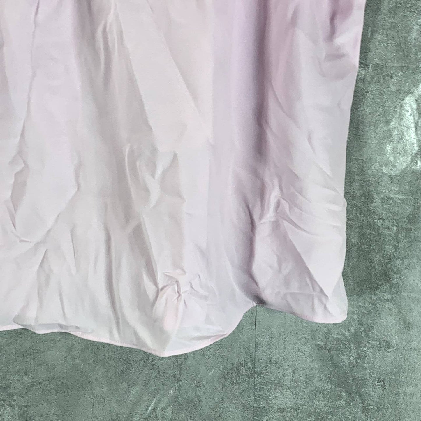 ALFANI Women's Lilac Color-Block Shoulder Short-Sleeve Top SZ M