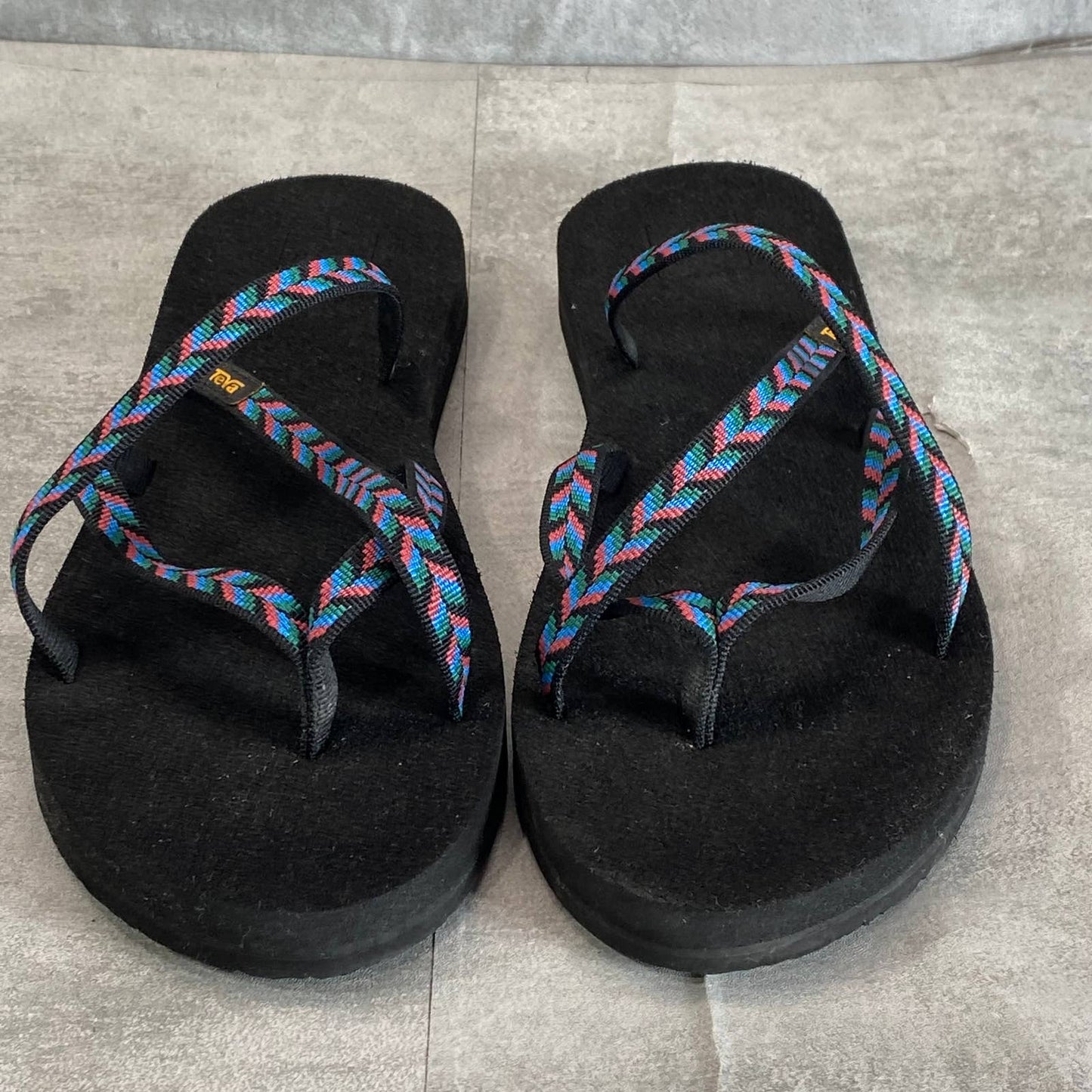 TEVA Women's Retro Geometric Multi Olowahu Sandals SZ 11