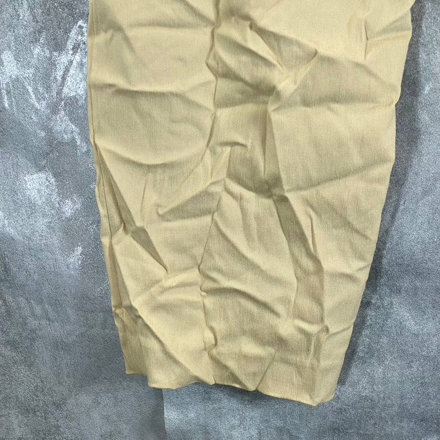 ALFANI Women's Cream Beige Tummy-Control Skinny-Leg Pull-On Pants SZ 16