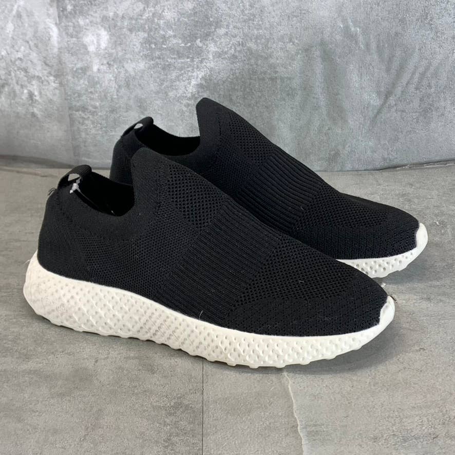 BLONDO Women's Black Knit Sarah Waterproof Slip-On Wedge Sneakers SZ 7