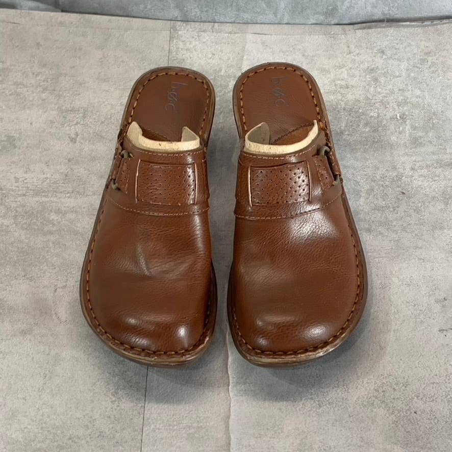 B.O.C Women's Brown Polly Comfort Platform Round-Toe Slip-On Clogs SZ 7